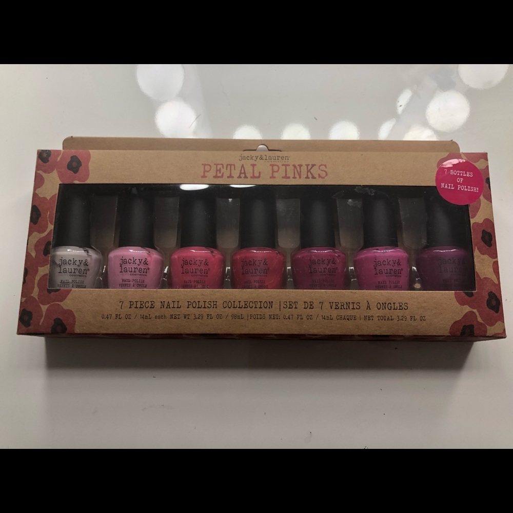 Jacky & Lauren 7 bottles of nail polish